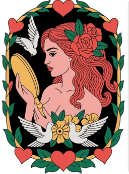 beste freundin-tattoo im neo-traditional-stil