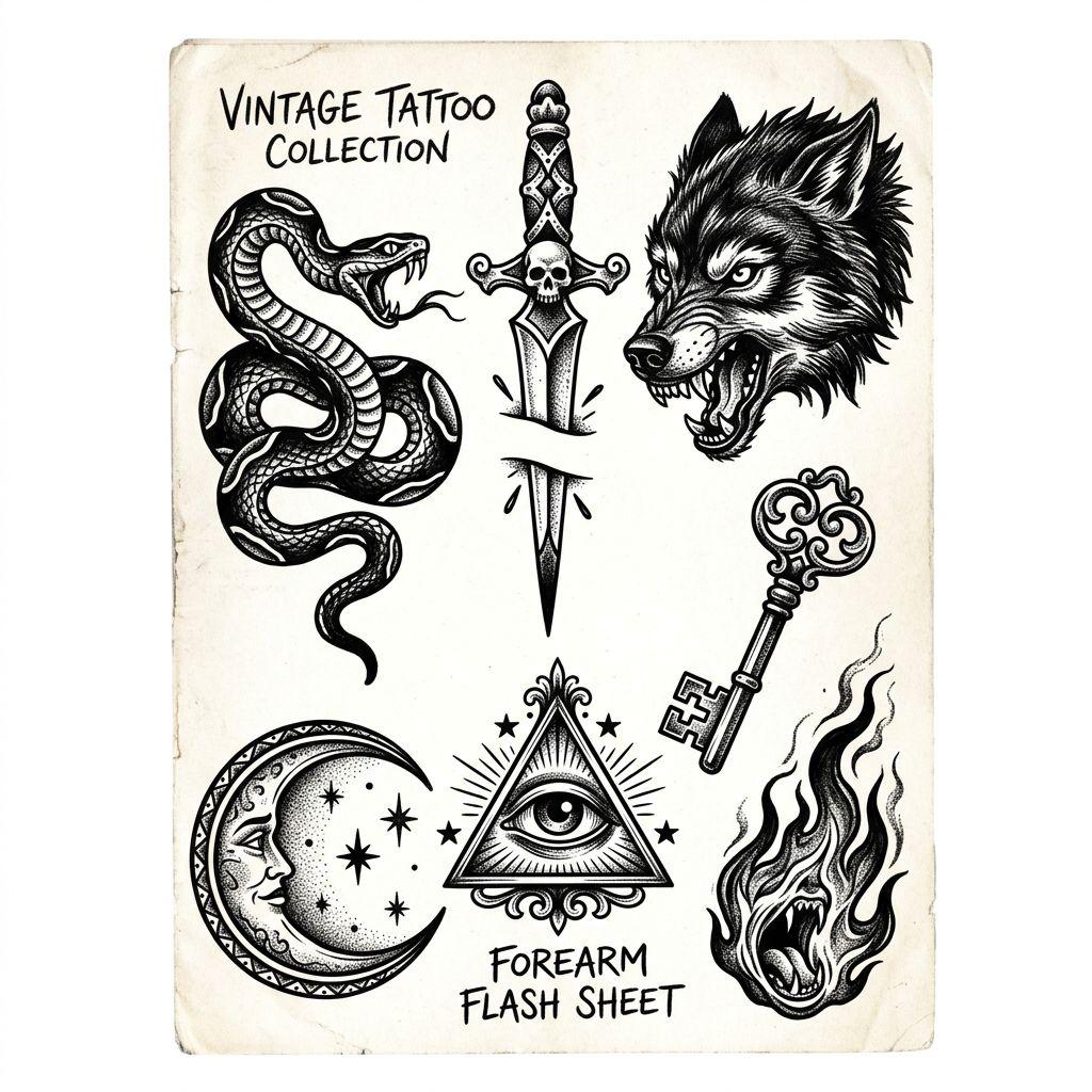 idée tatouage bras homme patchwork avant-bras