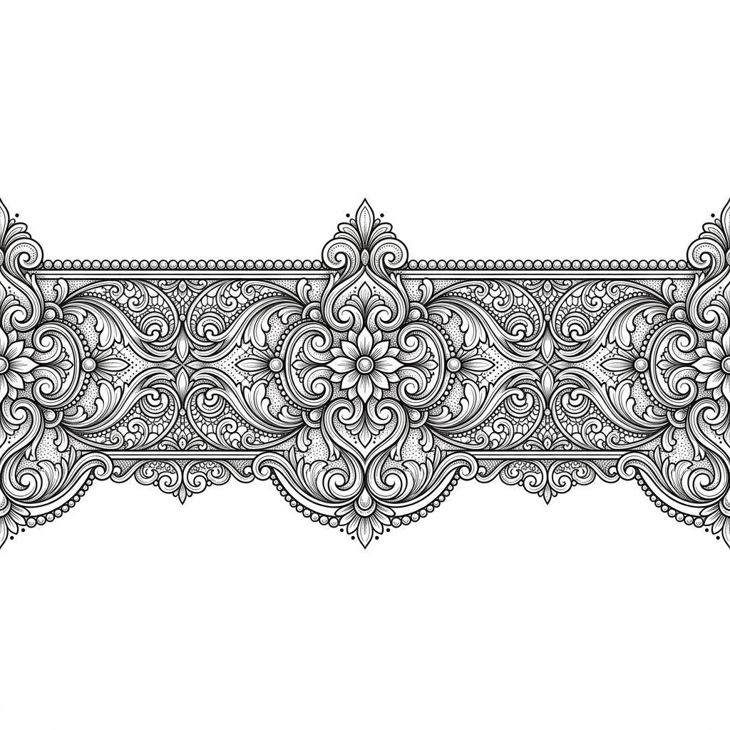 knöchel-tattoo premium ornamentband