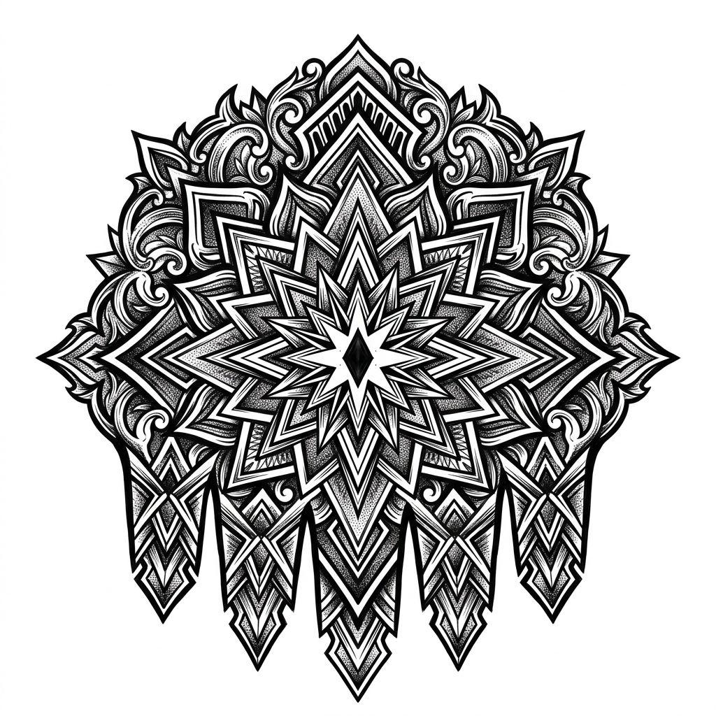 idée tatouage main homme mandala masculin
