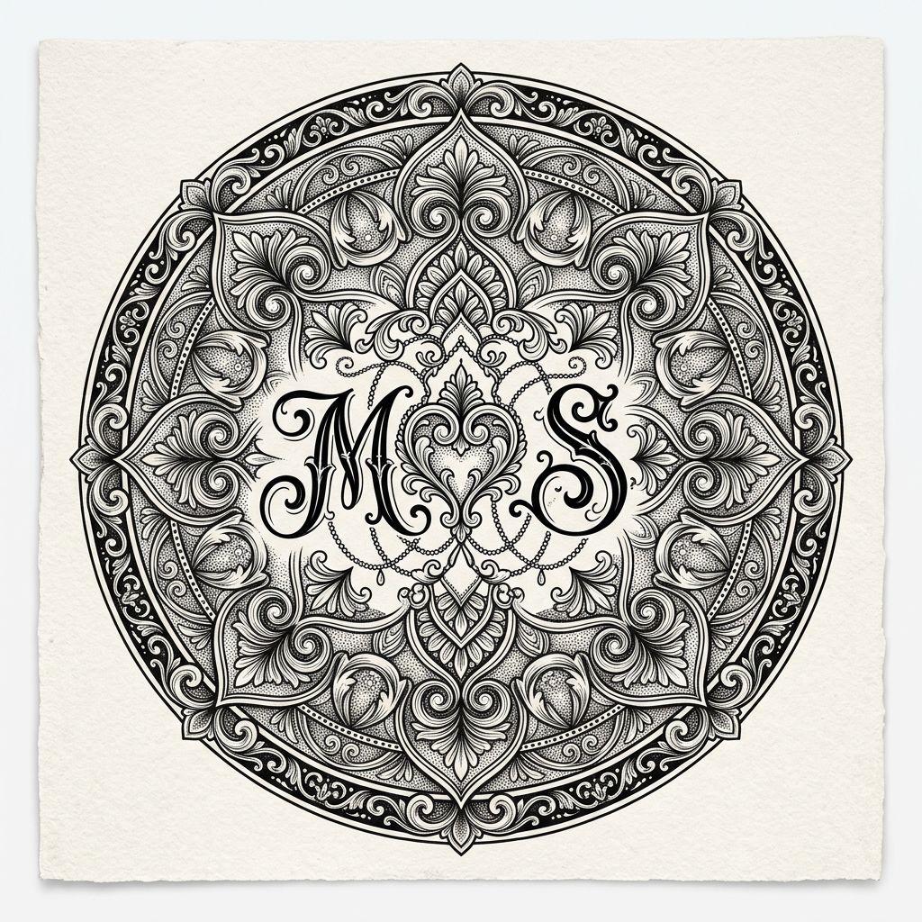 mutter-sohn-tattoo mandala m und s