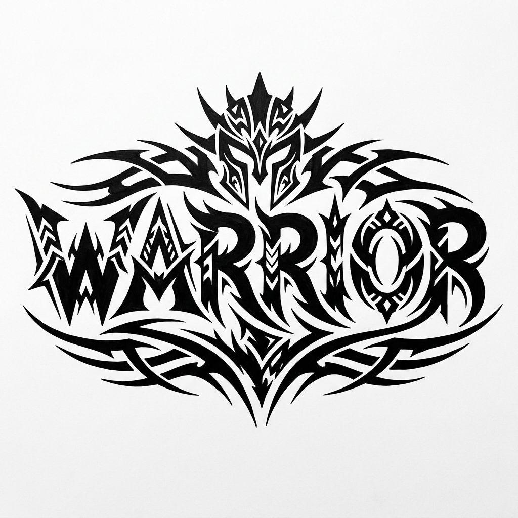 idée tatouage phrase phrase tribal