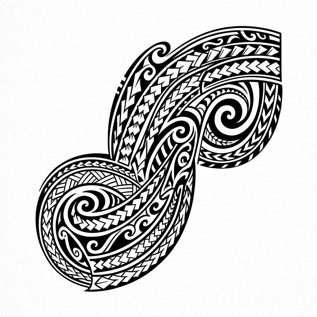 tribal-tattoo klassisch polynesisch