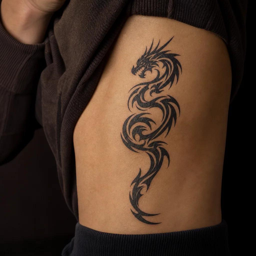 drache-tattoo drache keltisch tribal