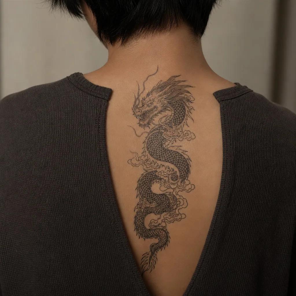 idée tatouage dragon dragon japonais irezumi