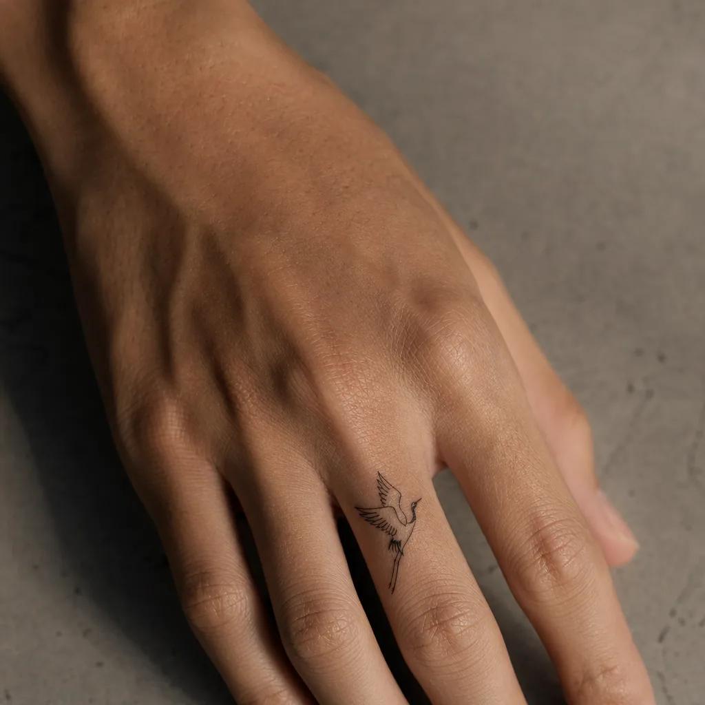 einfaches tattoo-tattoo minimalistischer totenkopf, Foto auf echter Haut