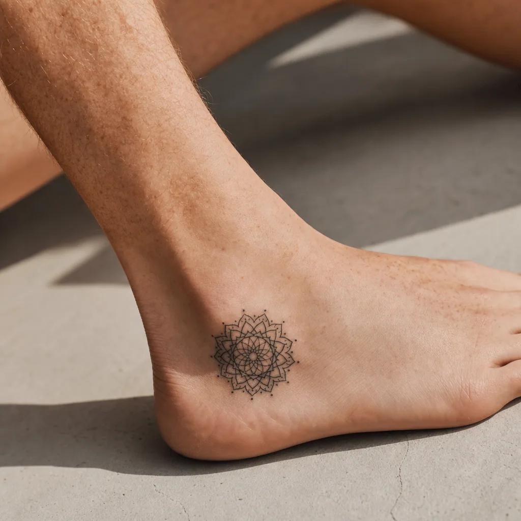 fuß-tattoo japanische welle