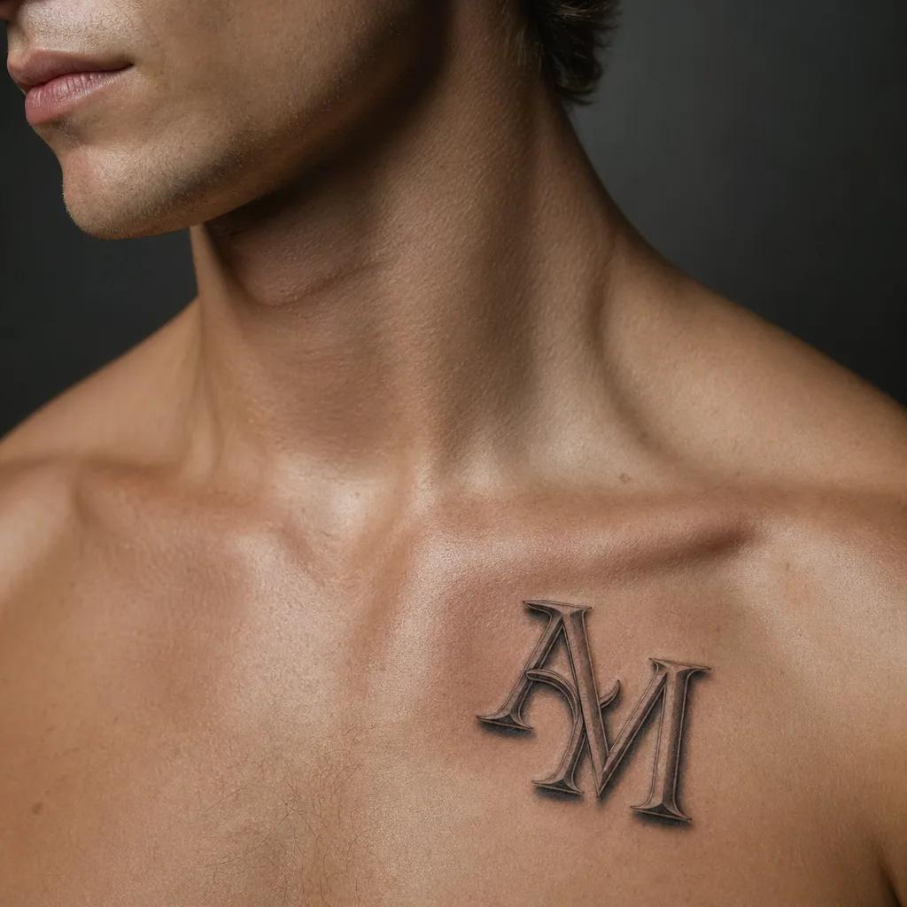 Idée tatouage initiales famille