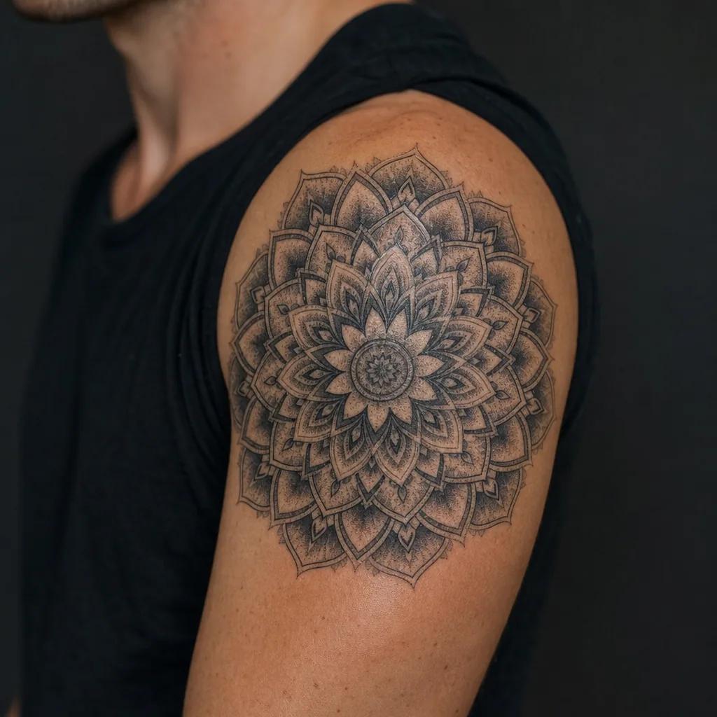 mandala-tattoo mikro-realismus mandala