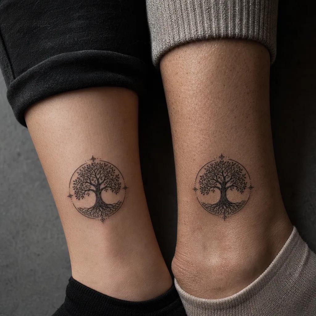 mutter-sohn-tattoo lettering mein sohn für immer