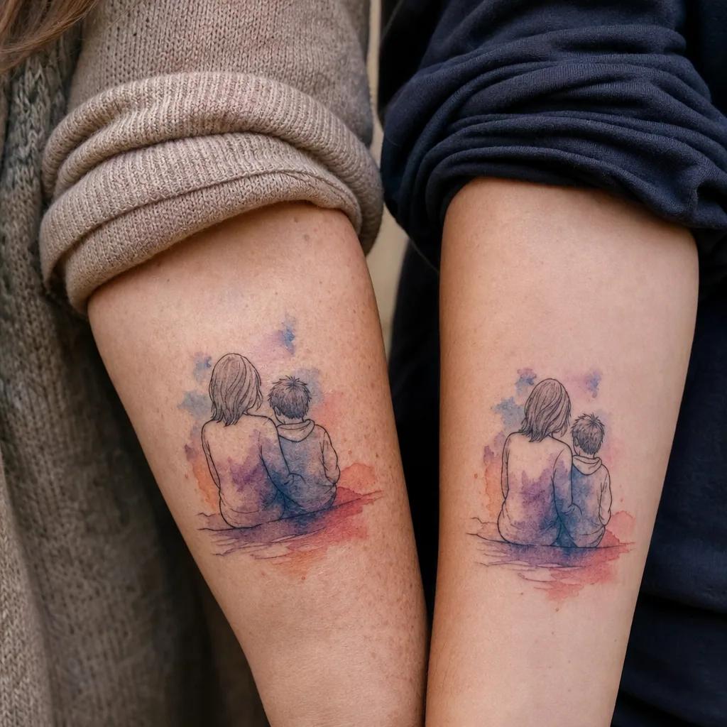 mutter-sohn-Tattoo-Idee