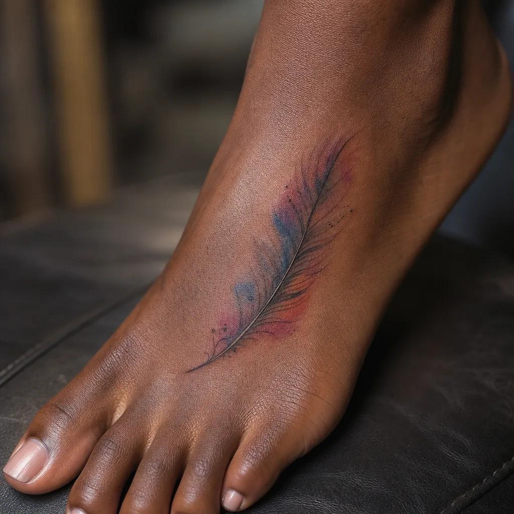 Idée tatouage plume
