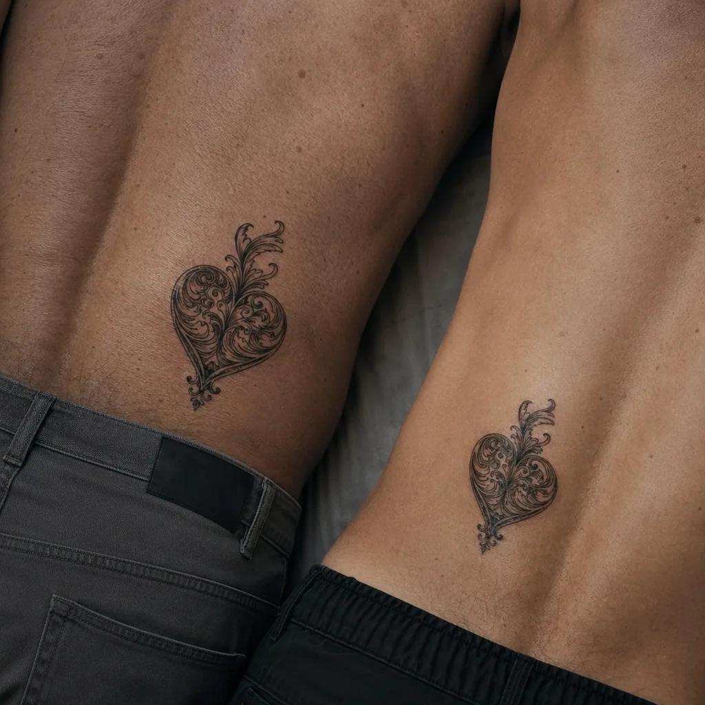 vater und sohn-tattoo neo-traditional anker 'mein sohn'