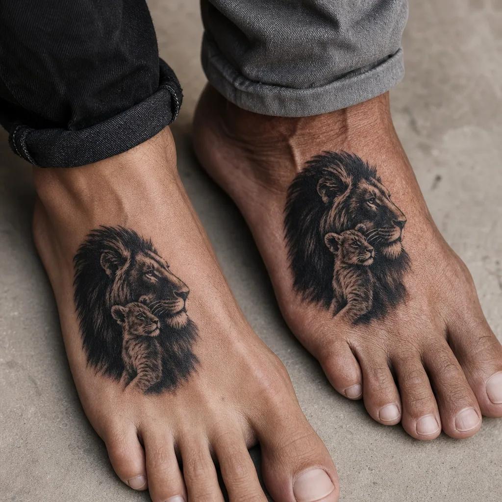 vater und sohn-tattoo tribal vater-sohn