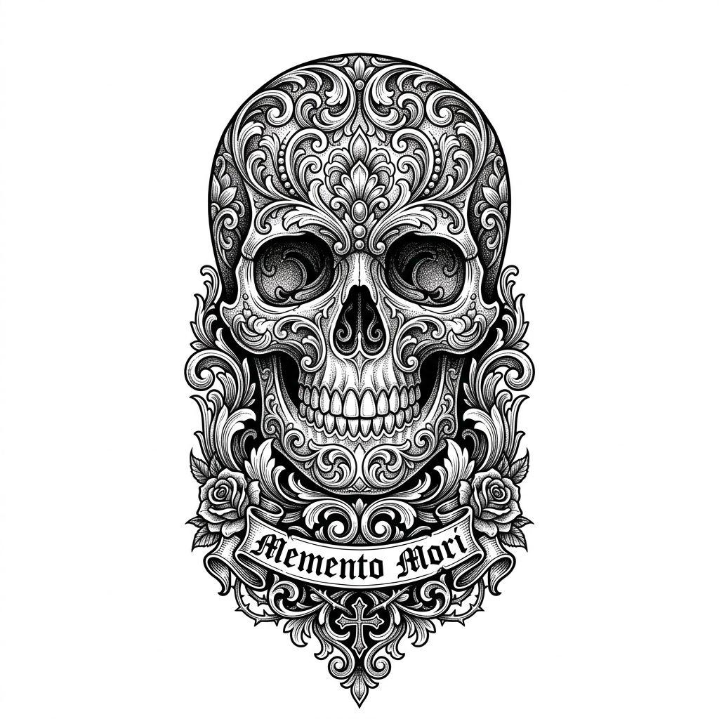 unterarm mann-tattoo männlicher totenkopf