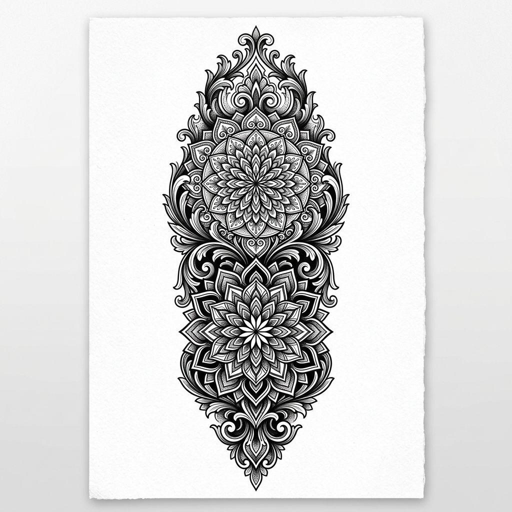 unterarm mann-tattoo unterarm-mandala