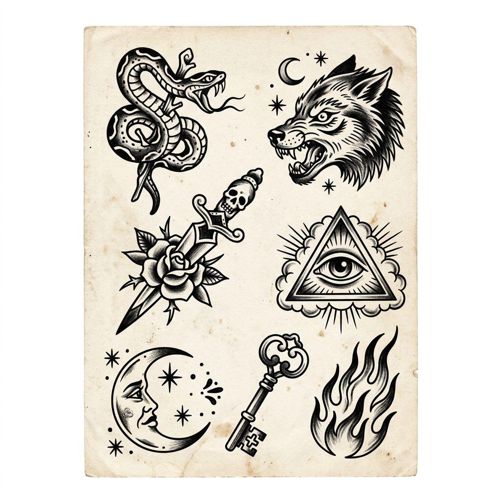 unterarm mann-tattoo unterarm-patchwork