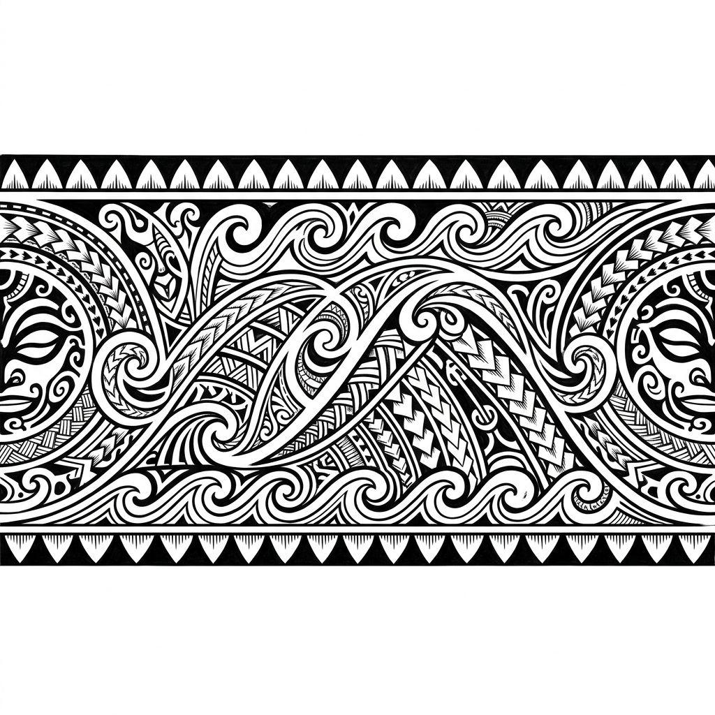 arm-tattoo polynesisches armband
