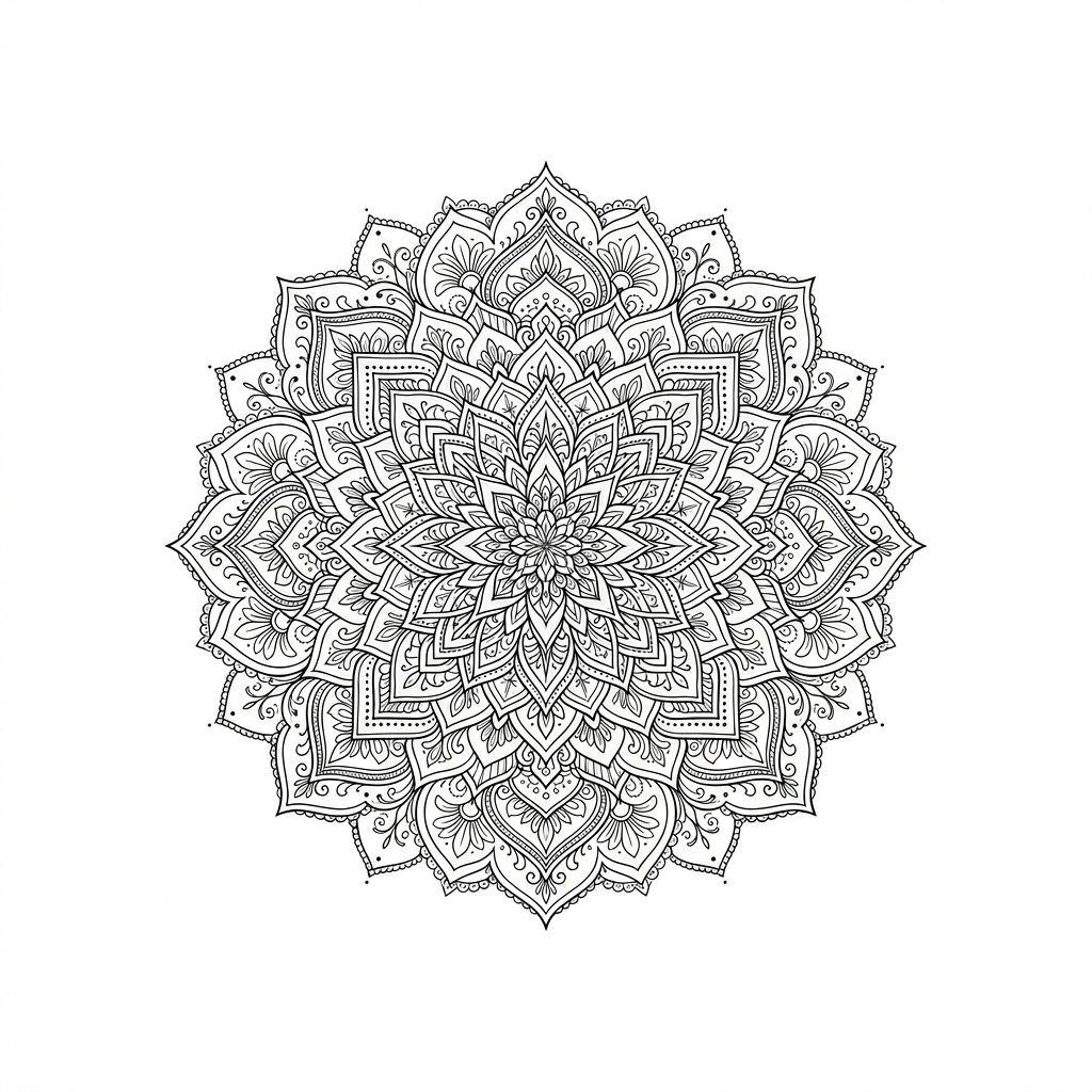 mandala-tattoo fineline mandala