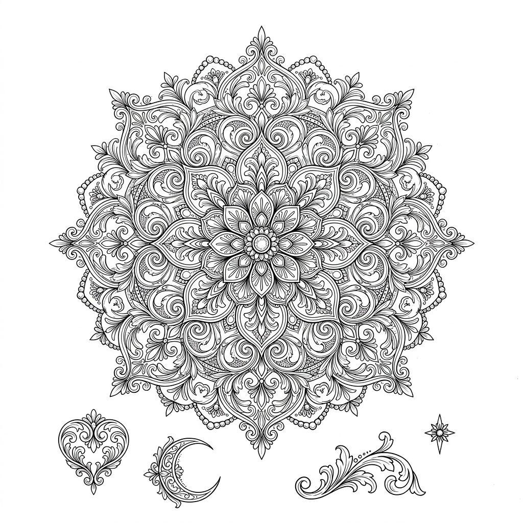 mandala-tattoo premium filigran-mandala