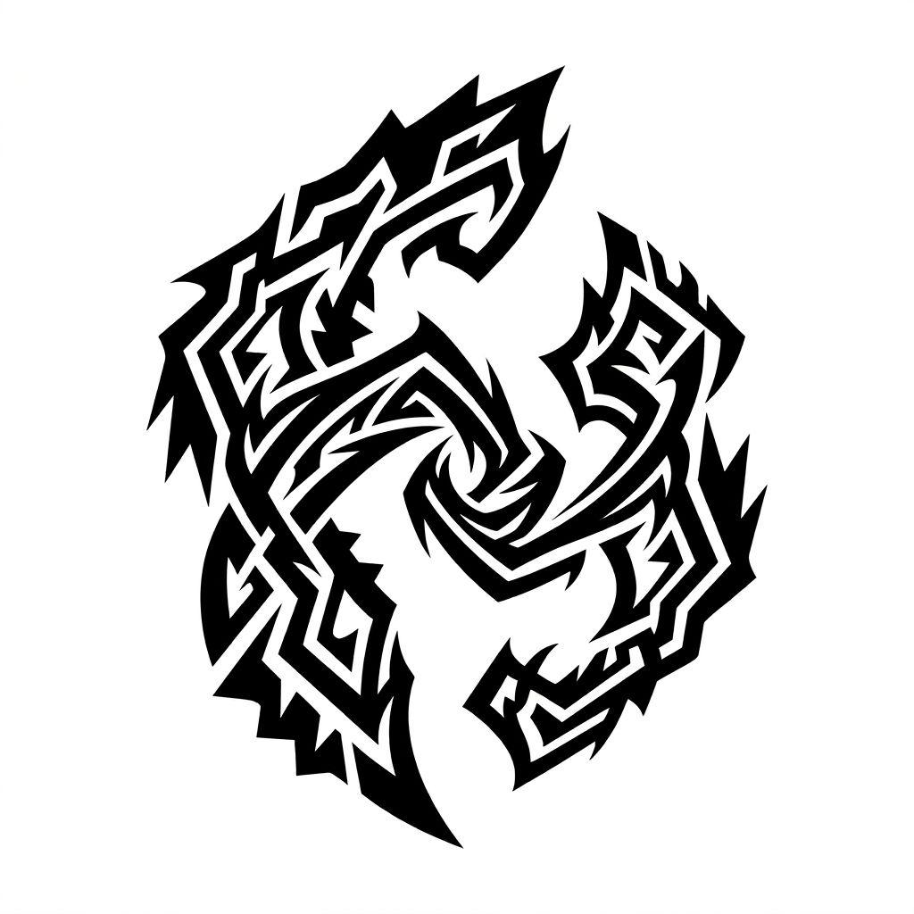 vater und sohn-tattoo tribal vater-sohn