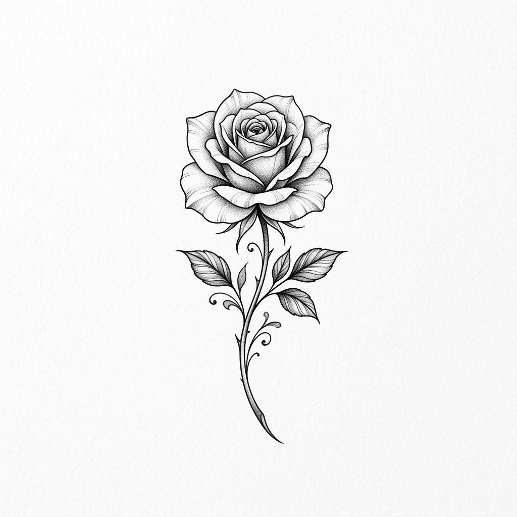 handgelenk-tattoo miniatur-rose
