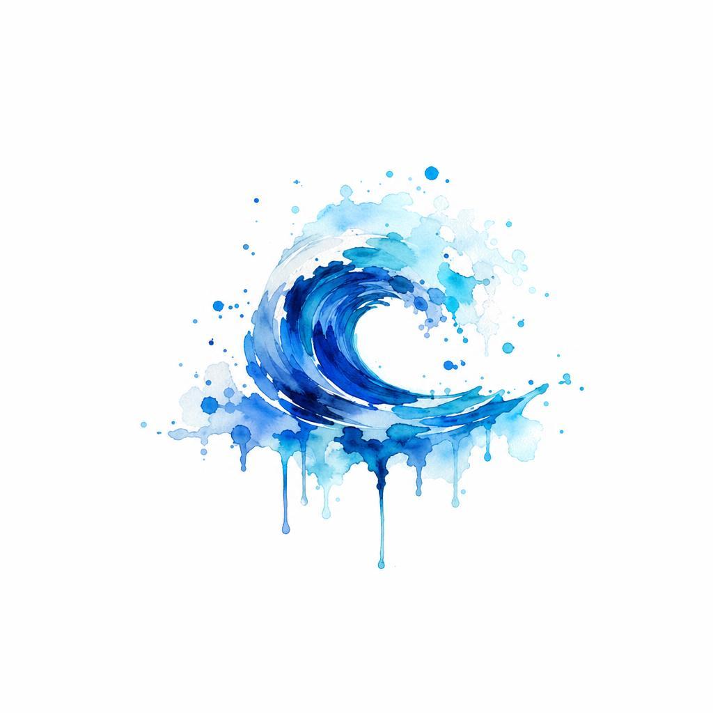 handgelenk-tattoo watercolor-welle