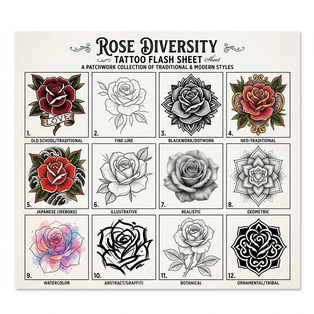 rose-tattoo rosen patchwork