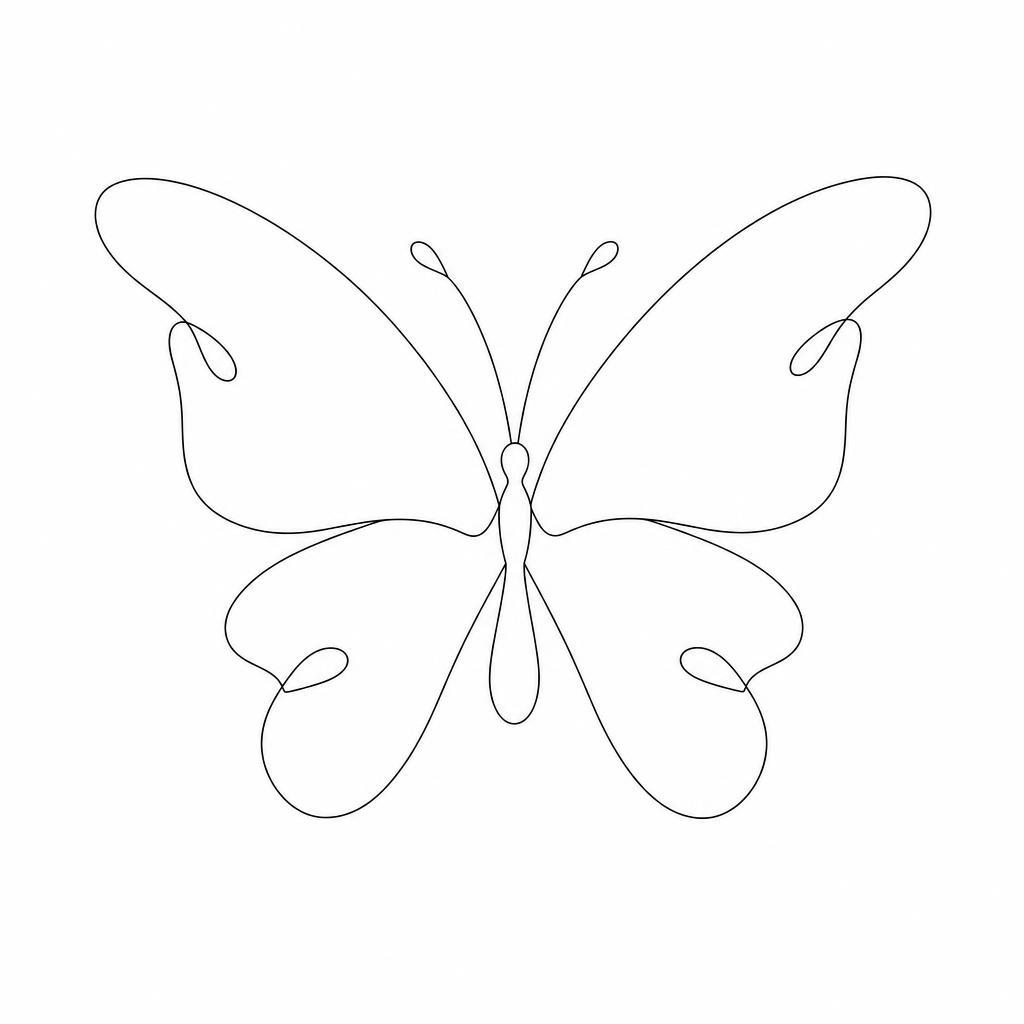 schmetterling-tattoo minimalistischer schmetterling