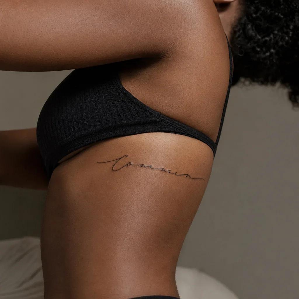 idée tatouage commun lettrage commun
