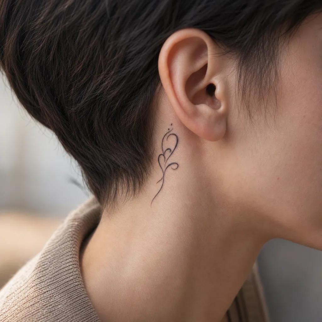 eltern-tattoo spruch in kalligrafie