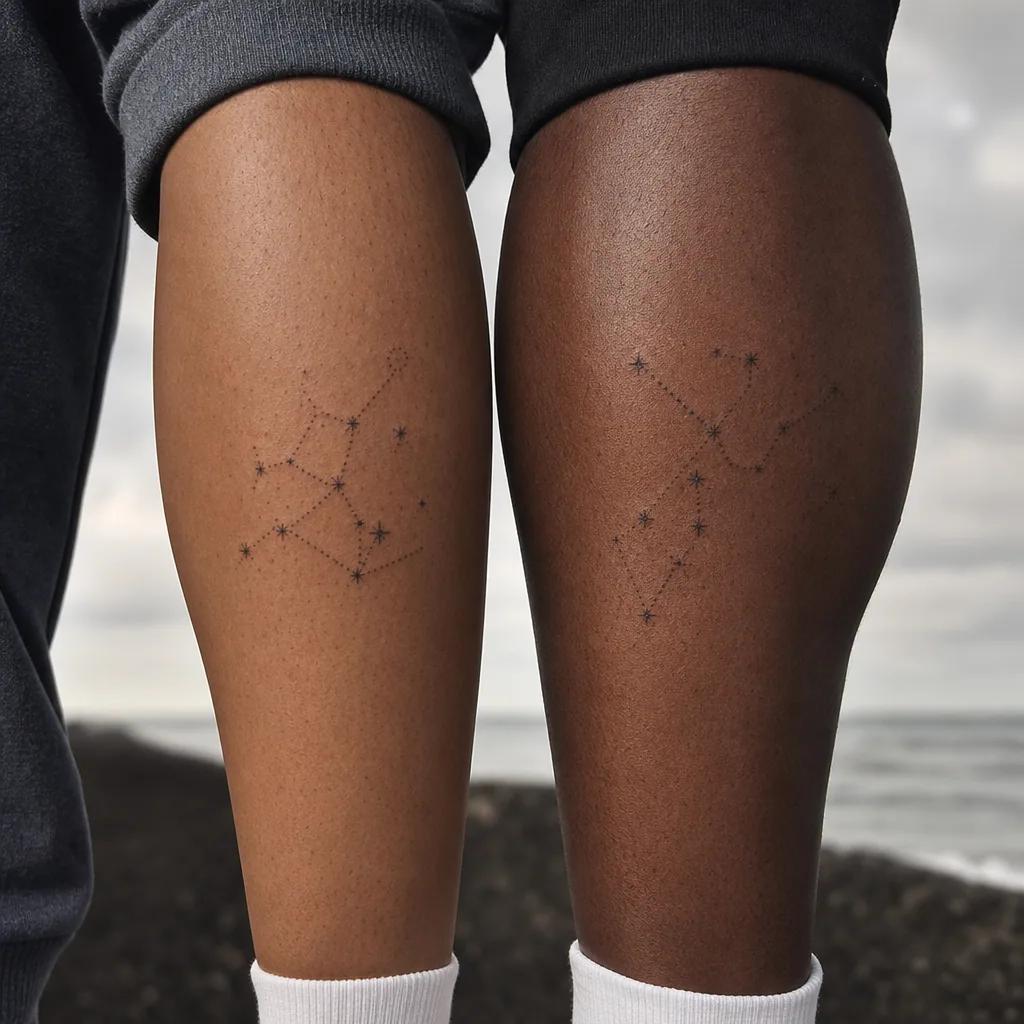 geschwister-tattoo kastor und pollux