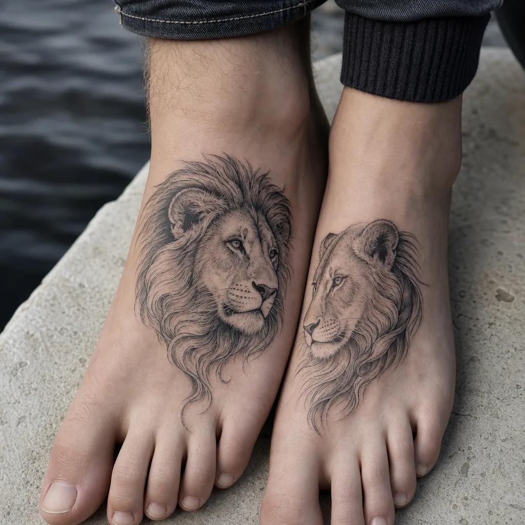 geschwister-tattoo modernes tribal