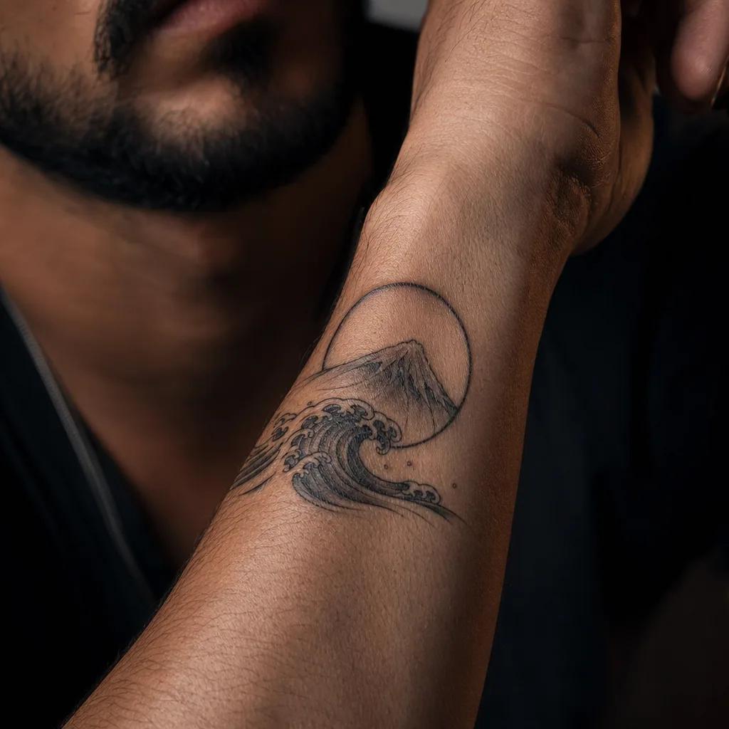 handgelenk-tattoo japanisches ideogramm
