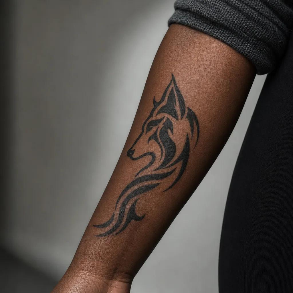 hund-tattoo watercolor hund