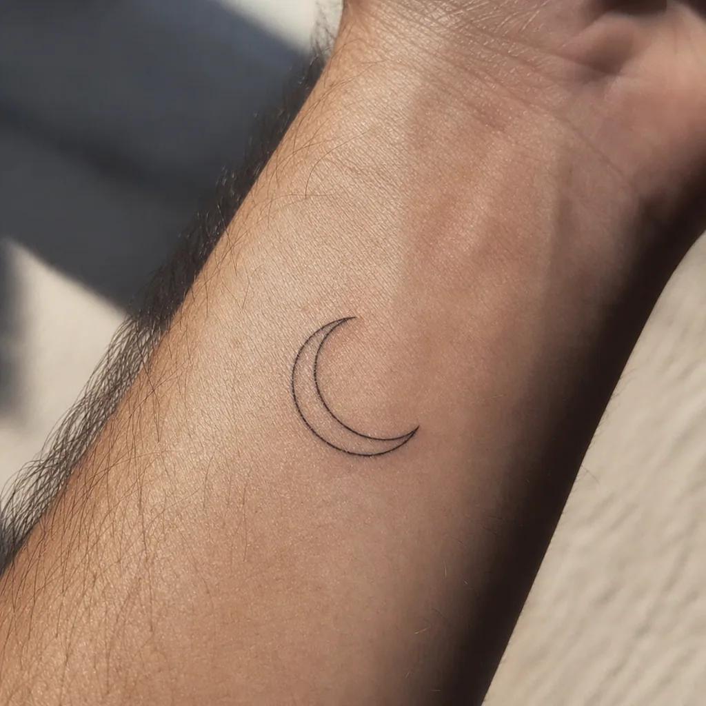 mond-Tattoo-Idee