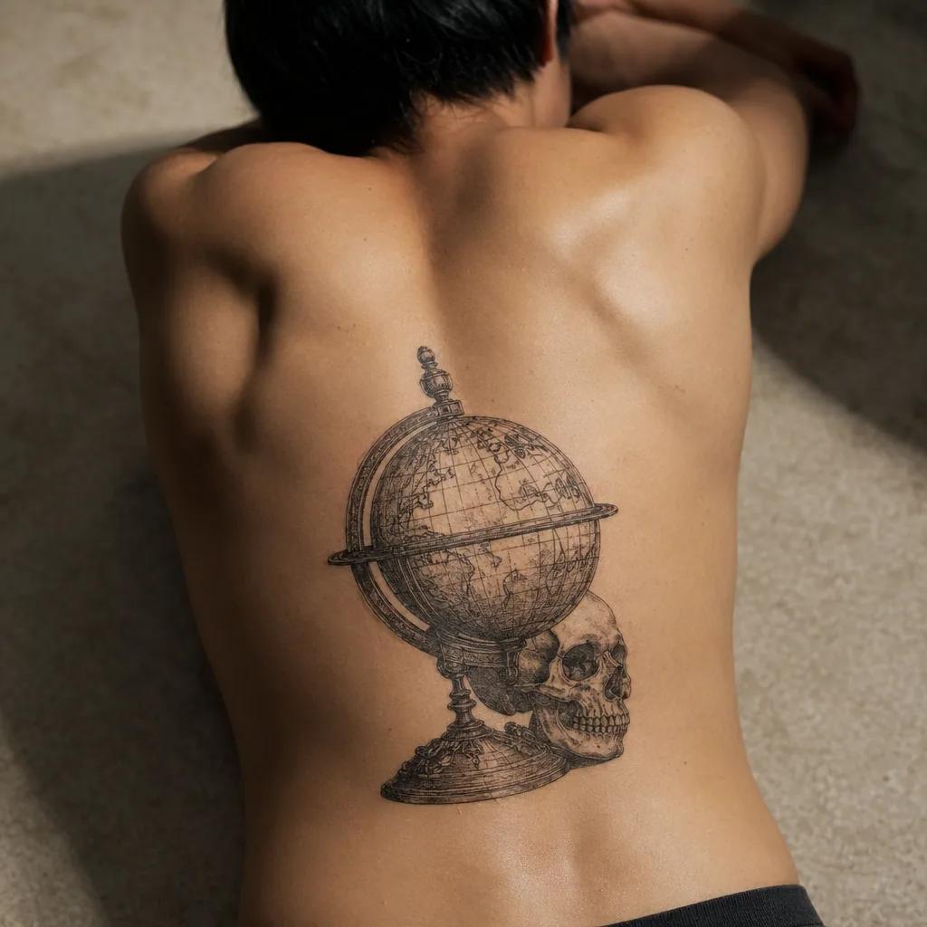 reise-tattoo flugzeug neo-traditional