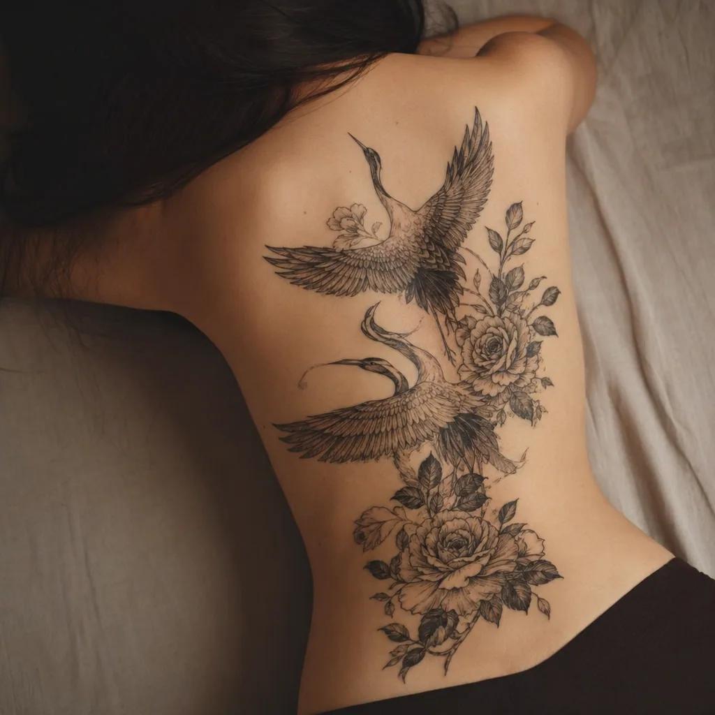 schwester-tattoo totenköpfe und rosen ornamental