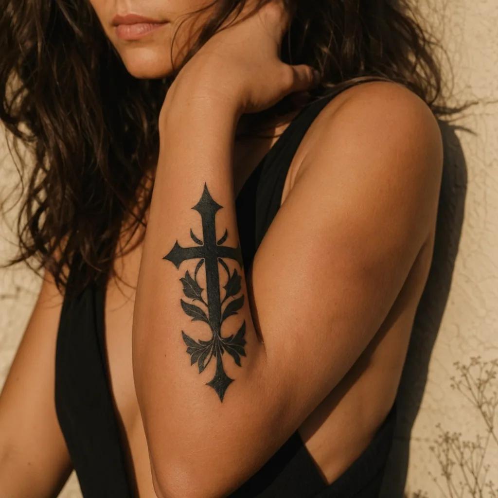 trauer-tattoo datum in fineline