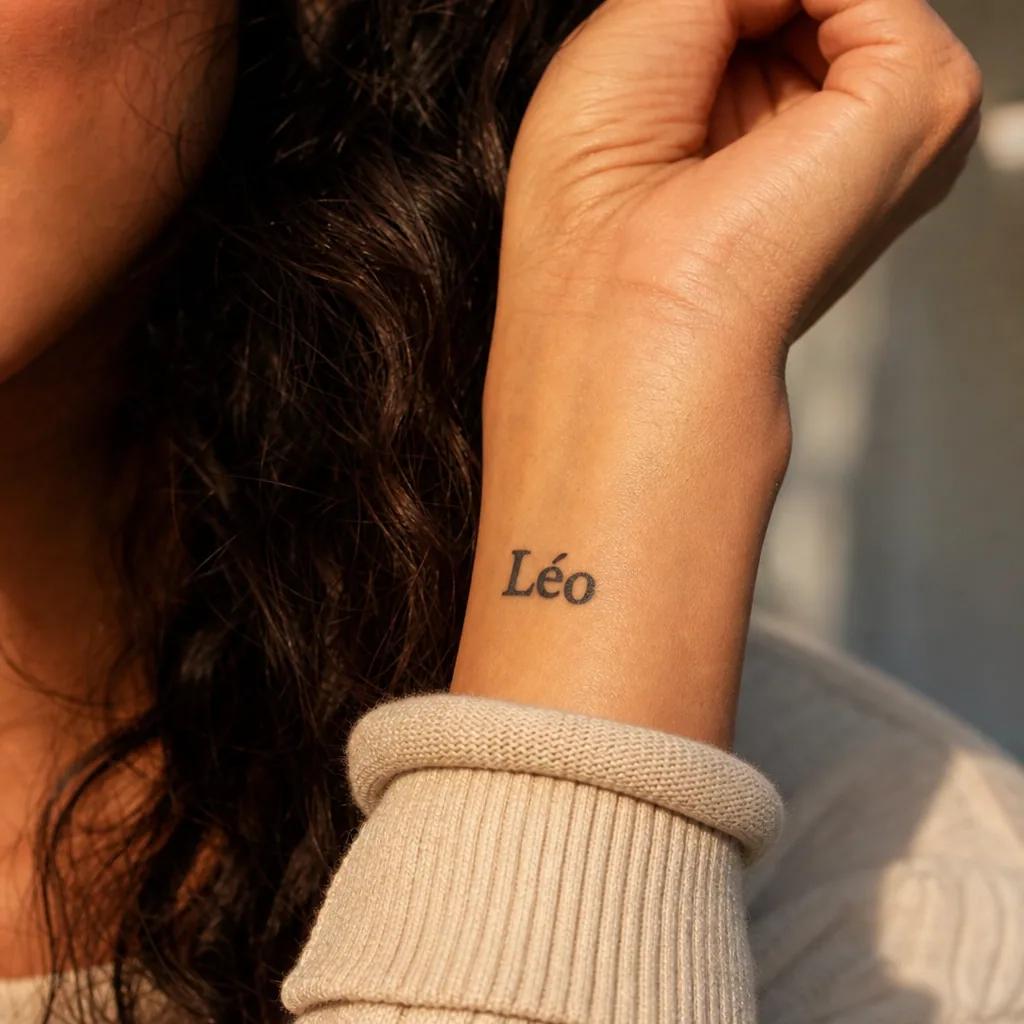 vorname-tattoo vorname fineline schreibschrift