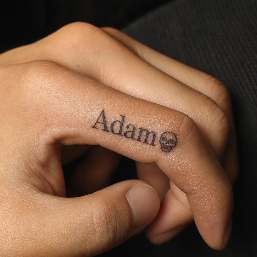 vorname-tattoo vorname neo-traditional