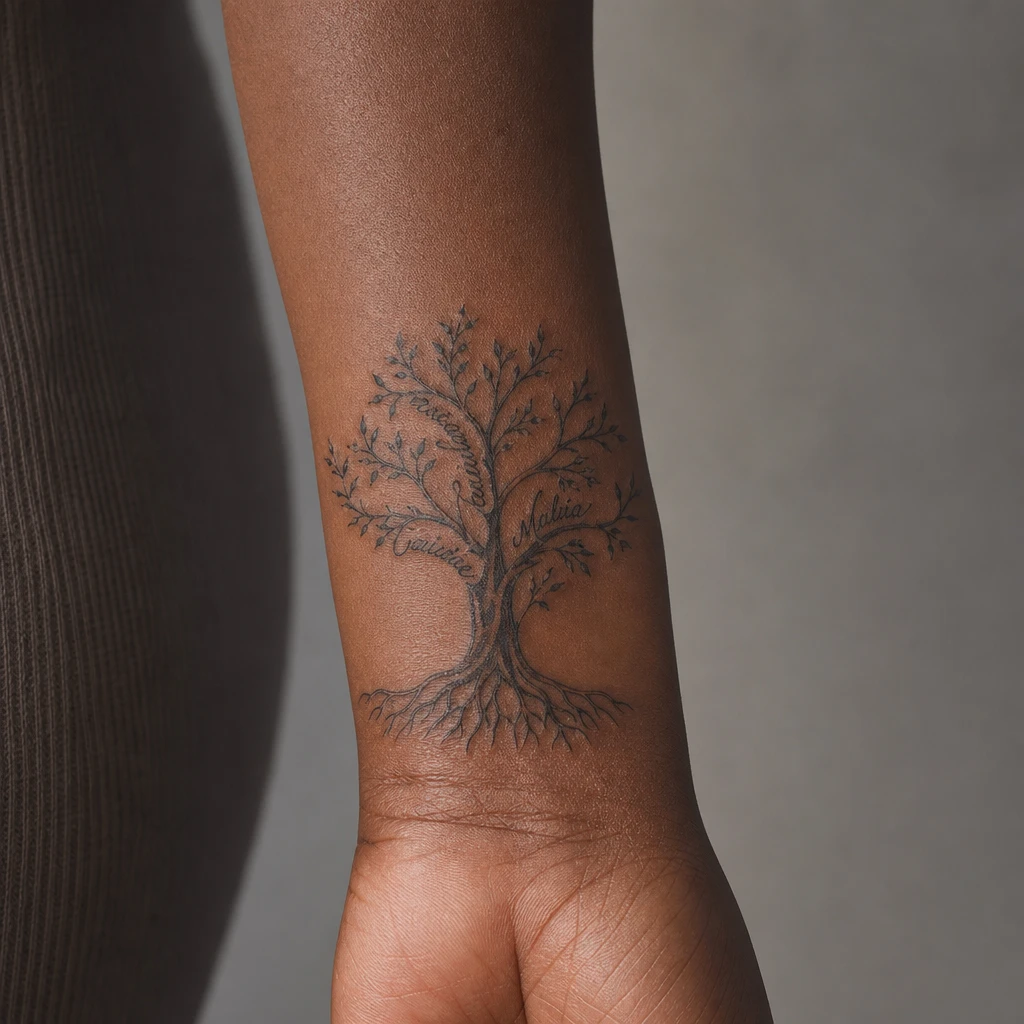 Arbre avec prenoms