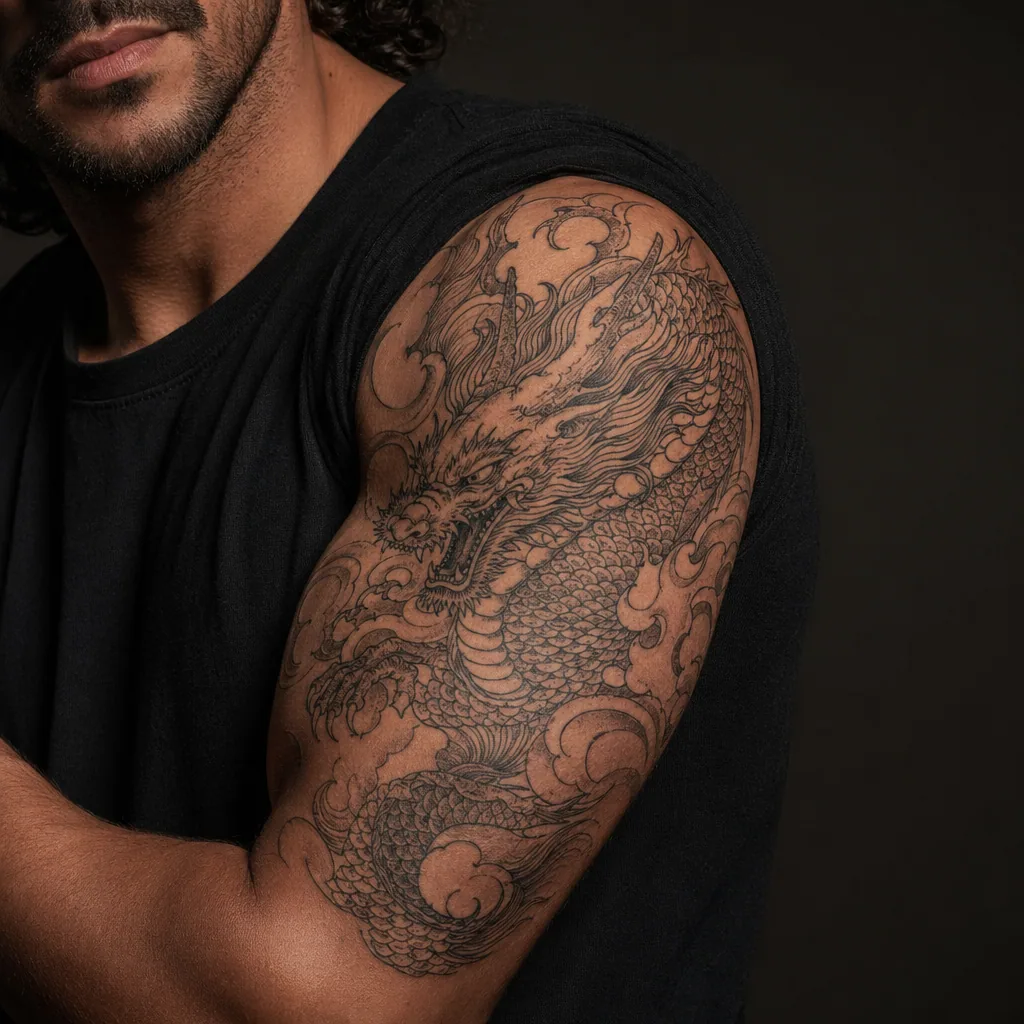 Dragon japonais sleeve