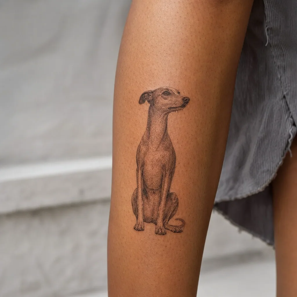 Chien dotwork