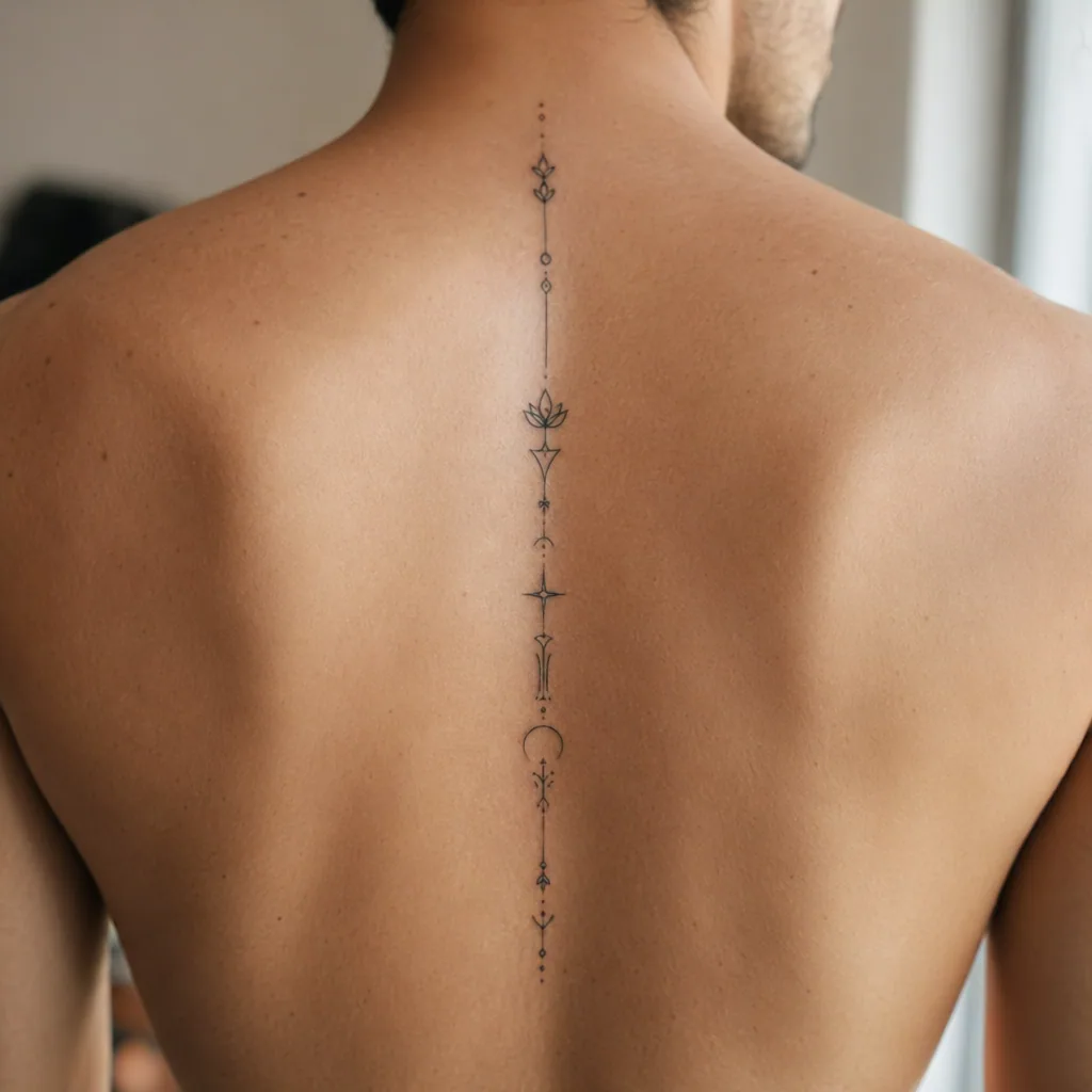 Phrase verticale minimaliste