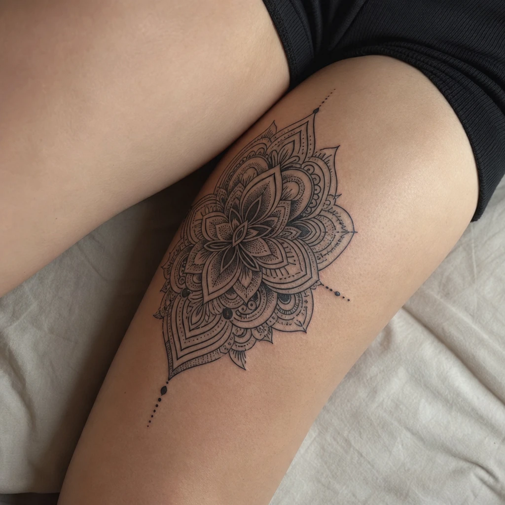 Mandala de cuisse