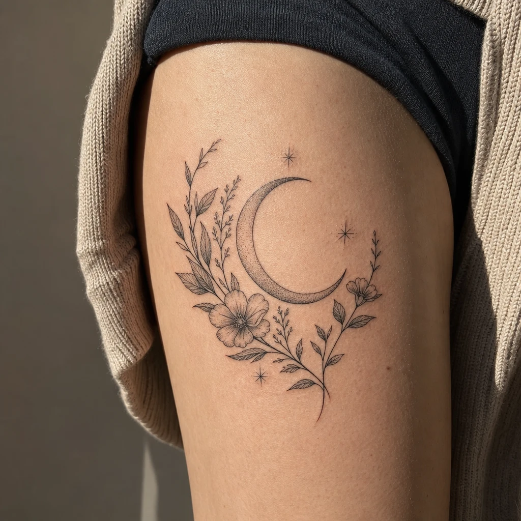 Lune et botanique