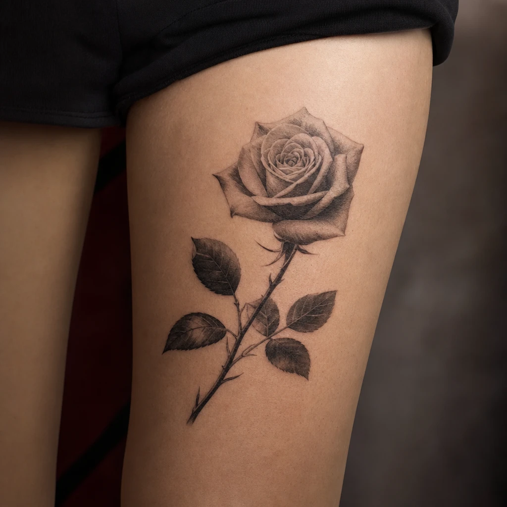 Rose realiste