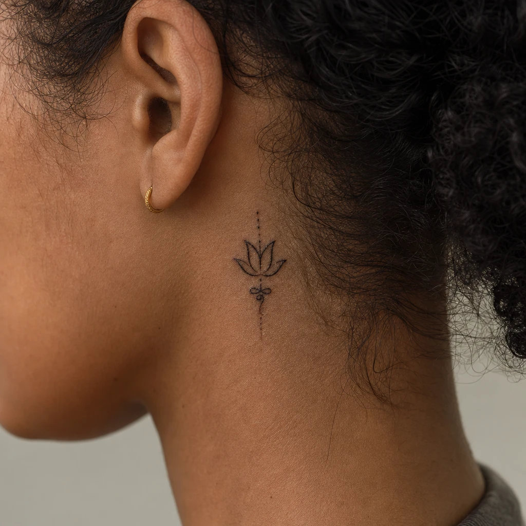 Symbole derriere l'oreille