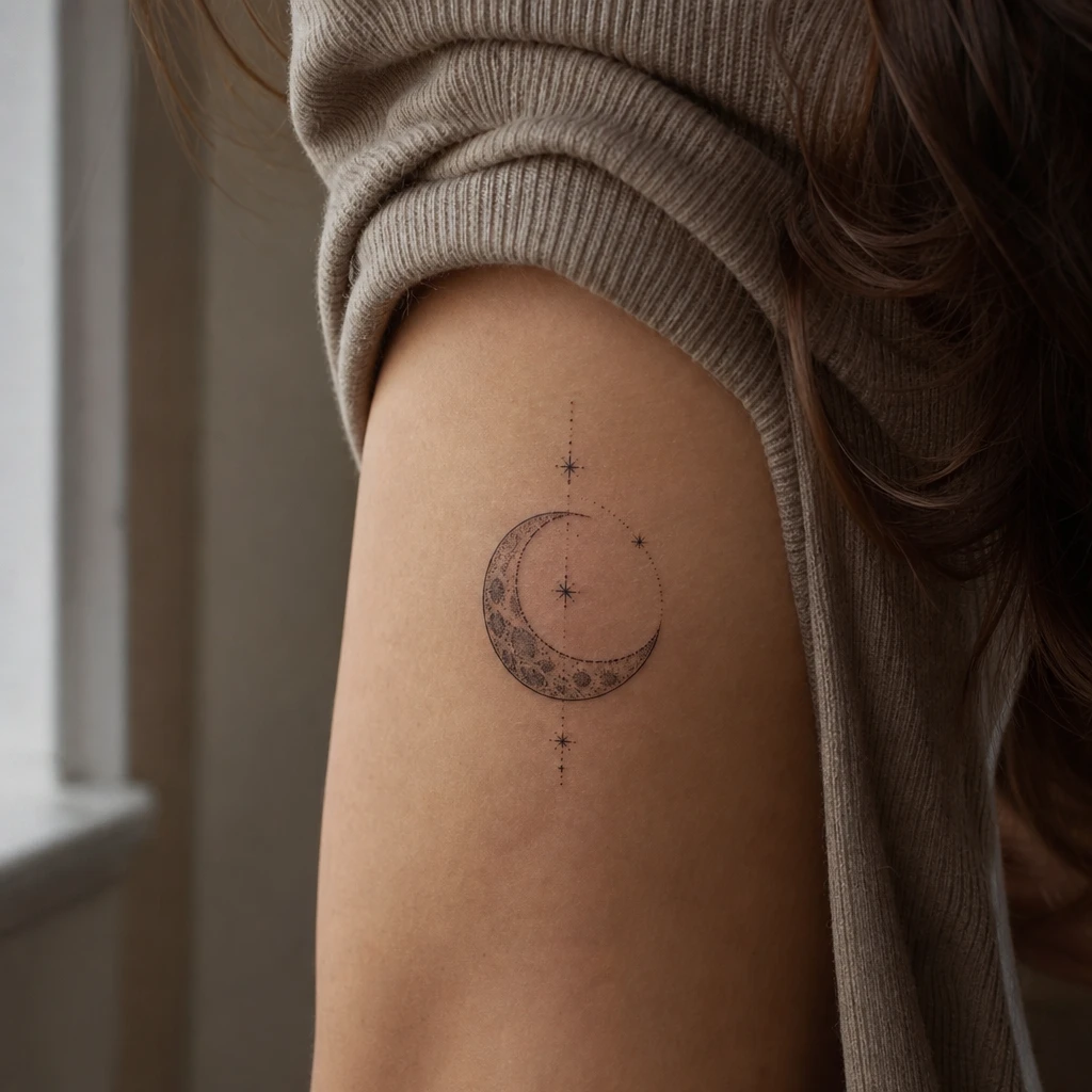 Lune sur la nuque